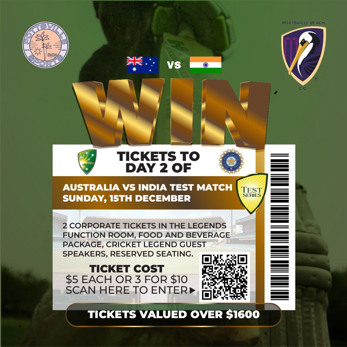 Brisbane Test Match Corporate Experience (Day 2) - Hero image