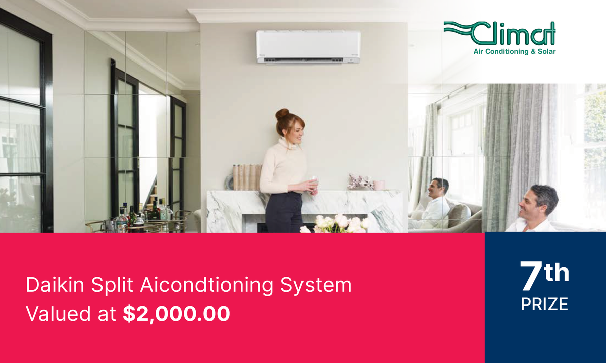 Daikin Split Air Condtioning System - Hero image