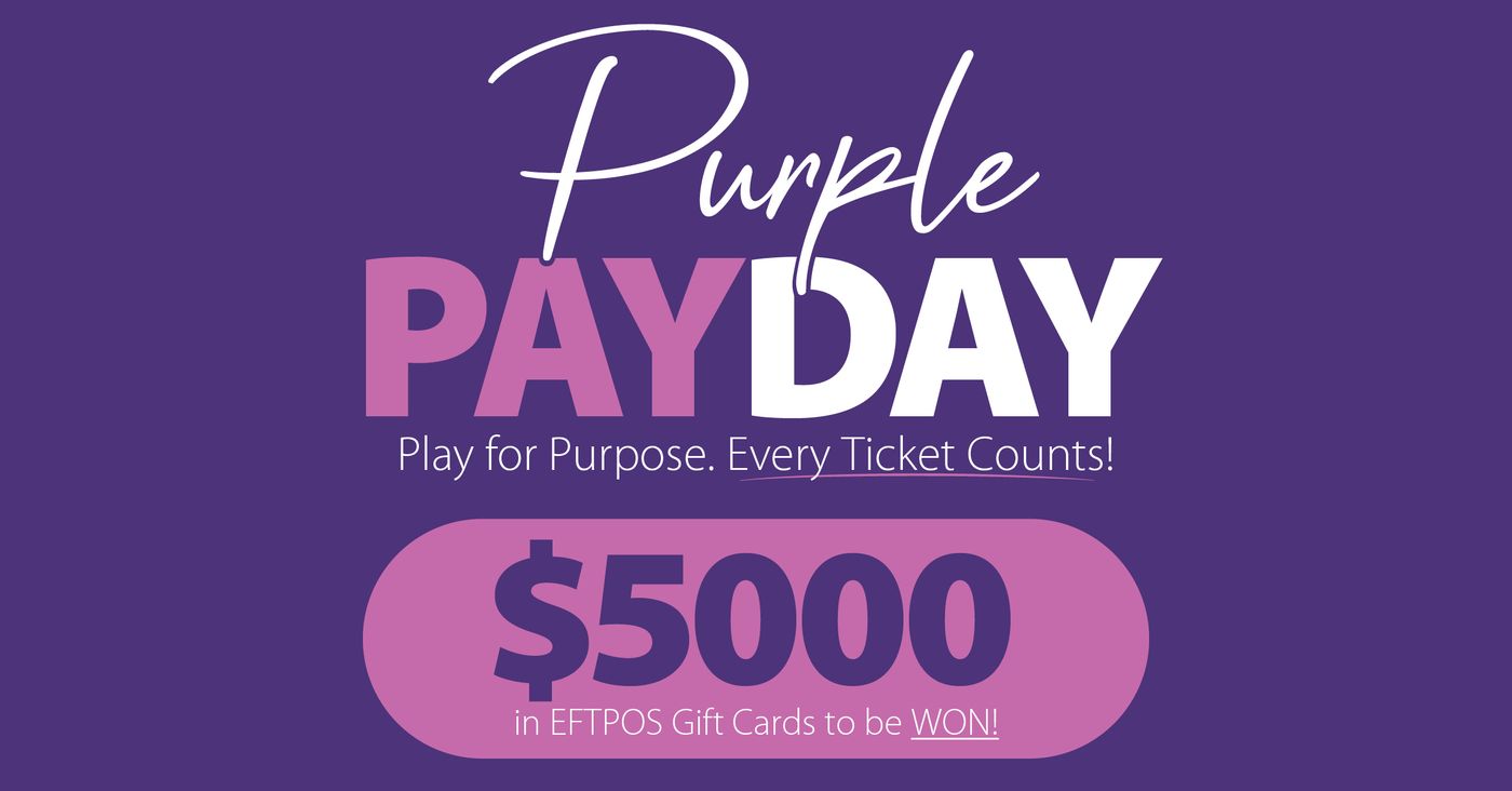 Purdy May Raffle RaffleTix | Purple Payday Raffle