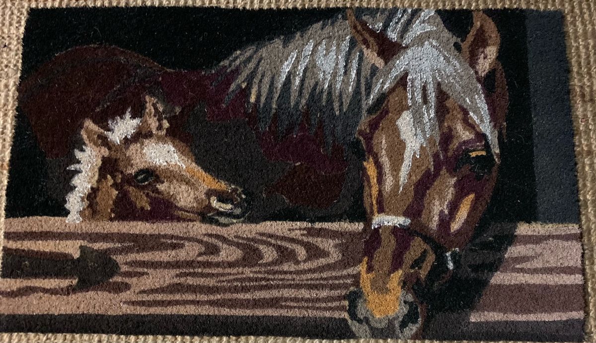 Horse image door mat, donated by CRT Beaudesert - Hero image