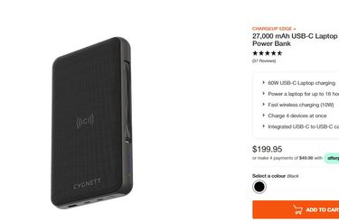 27,000 mAh USB-C Laptop and Wireless Power Bank - Hero Image