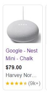 Google Home Mini Chalk - Hero Image