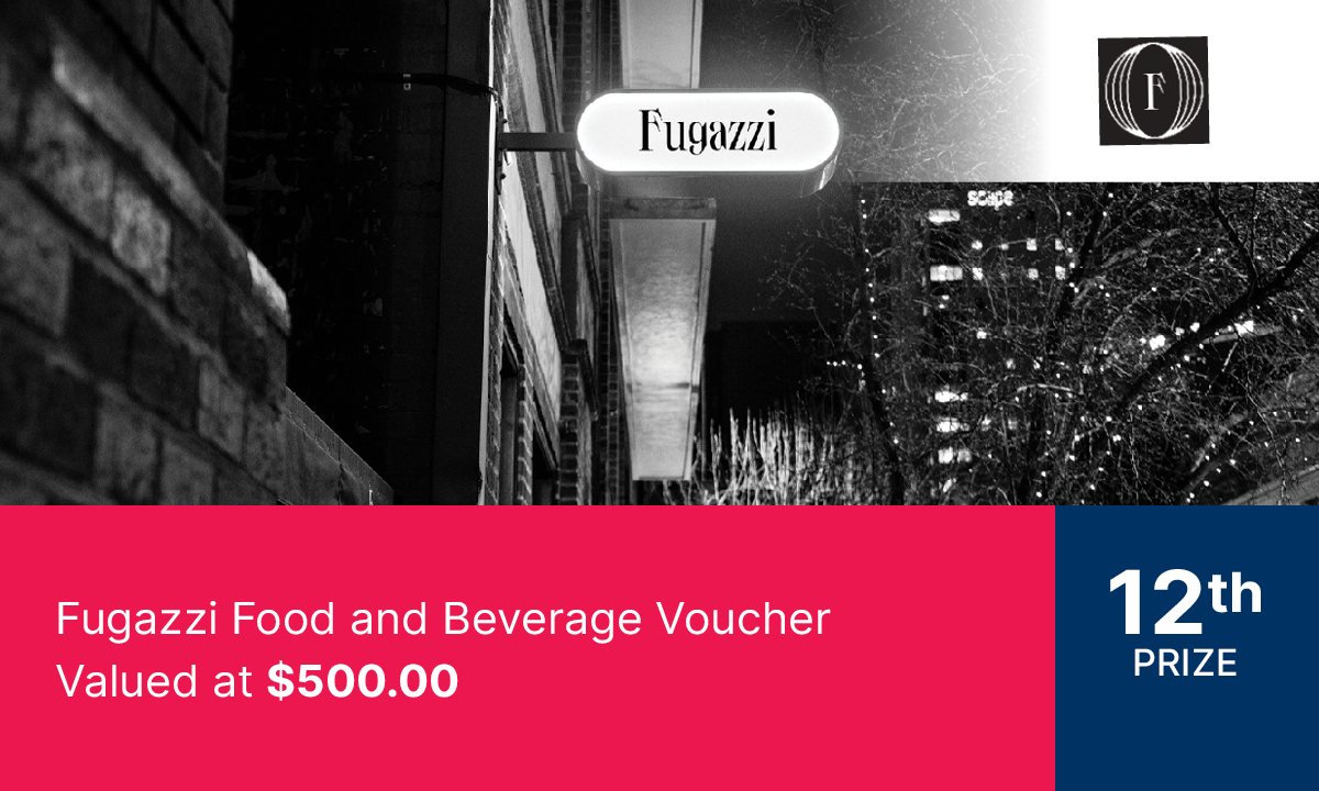 Fugazzi Food and Beverage Voucher - Hero image