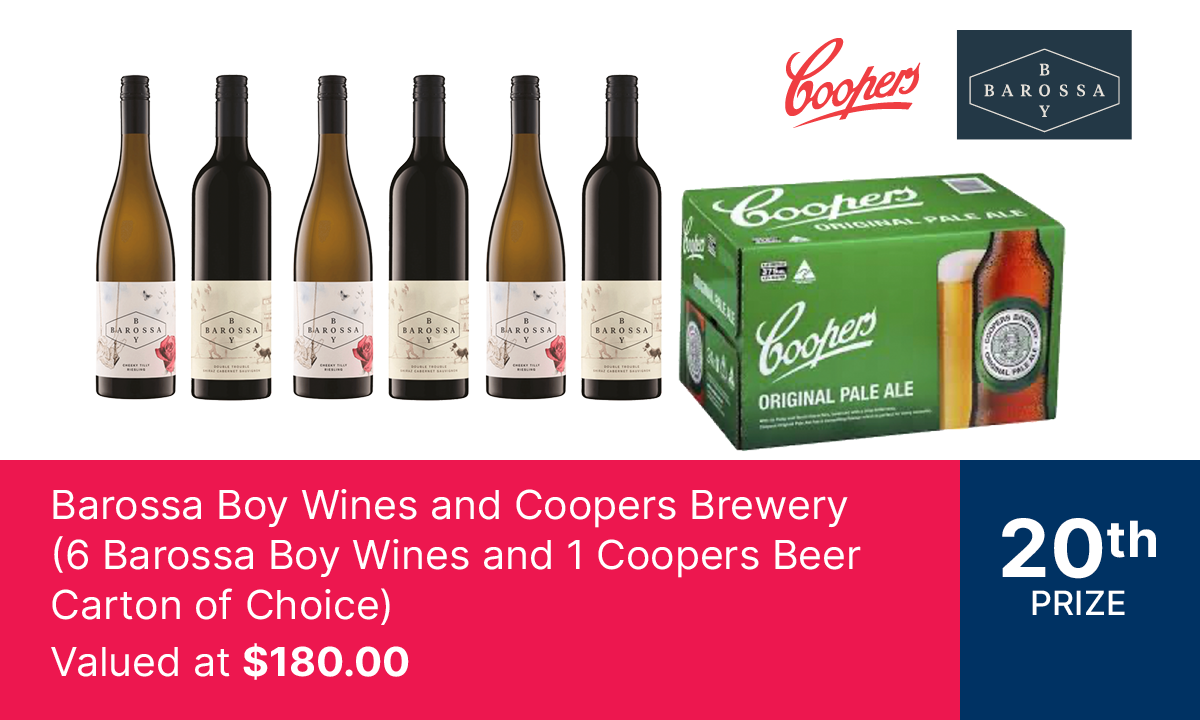 Barossa Boy Wines and Coopers Brewery Pack - Hero image