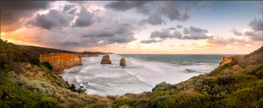 Great Ocean Sunrise Canvas Print - Jane Tovey Photography, Torquay - Hero Image