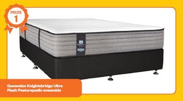 Queen size Knightsbridge Ultra Plush Posturepedic ensemble - Hero Image