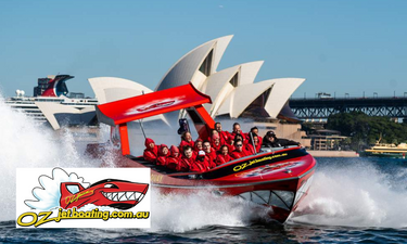 1x Oz Jet Boating Family Gift Card to the 30 Minute Red Shark Thrill Ride. 2 Adults & 2 Kids - Hero Image