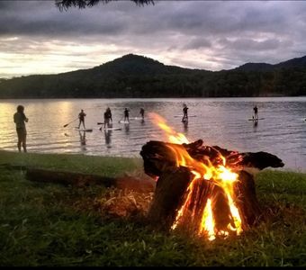 Sunset paddle for two at Lake Tinaroo - Hero Image