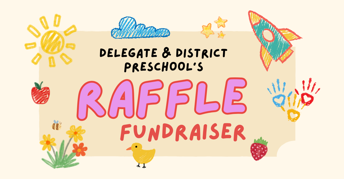 Children's Raffle Fun RaffleTix | Delegate Preschool's Raffle Fundraiser 2025