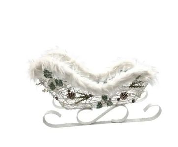 $119 White Christmas Sleigh Large XL - Hero Image