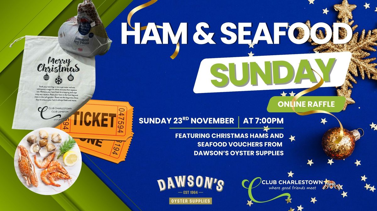 RaffleTix | $5000 Seafood & Christmas Ham Online Raffle