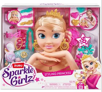 Zuru Sparkle Girlz Styling Head With Fantasy Nail Design - Hero Image
