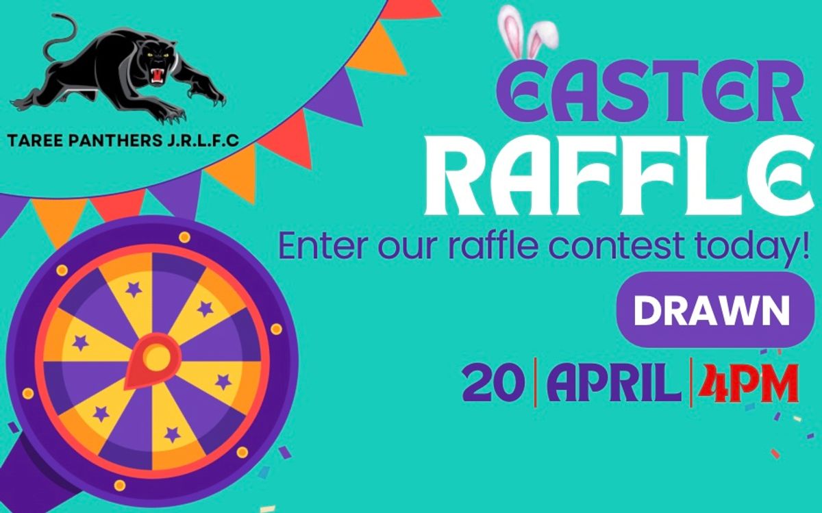 Ewaster Raffle RaffleTix | Taree Panthers JRL Easter Raffle