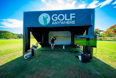 Golf Anywhere Mobile Simulator Experience - Hero Image