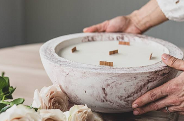 Lumen & Luxe XL Concrete Candle - Hero Image