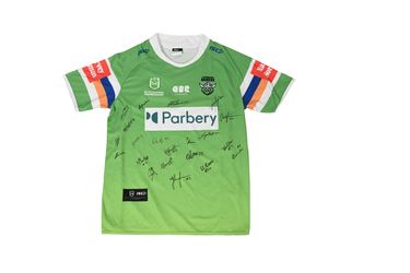 Canberra Raiders NRLW Home Jersey Signed by The 2024 NRLW Team - Hero Image