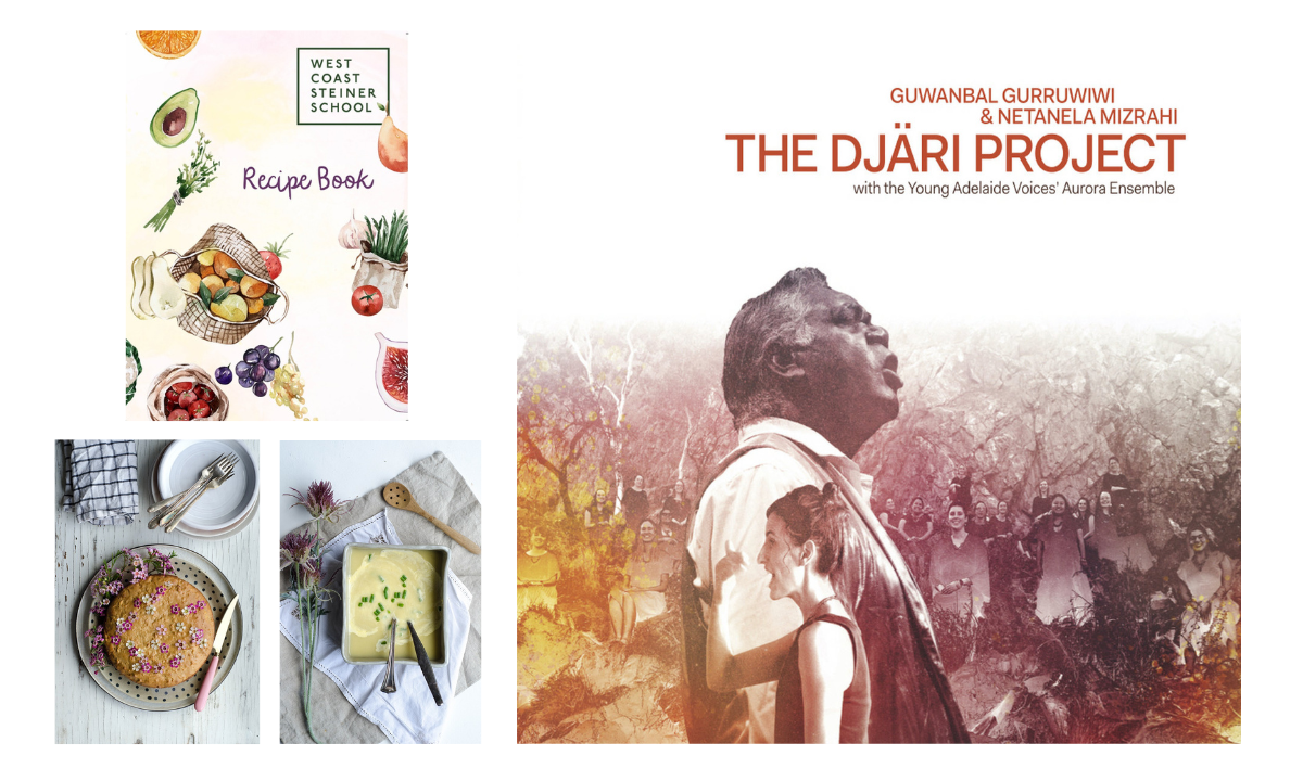 West Coast Steiner School Recipe Book and Djari Project CD - Hero image