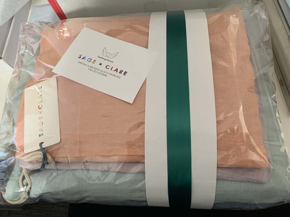 Sage & Clare Linen King Quilt Cover - Image 1