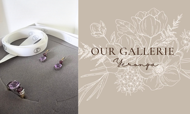 Our Gallerie Stunning Amethyst & Garnet Ring and Earring Set - Hero Image