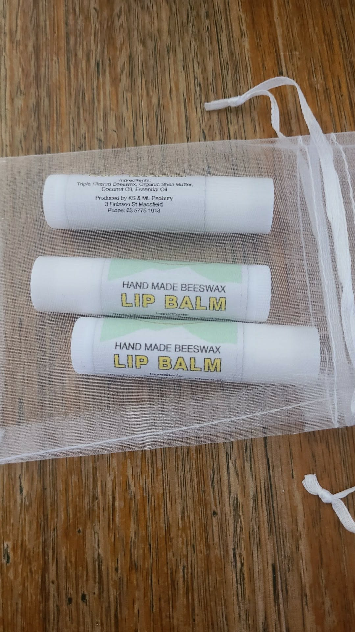 Wild Hive Honey Handmade Beeswax Lip Balm - Hero image