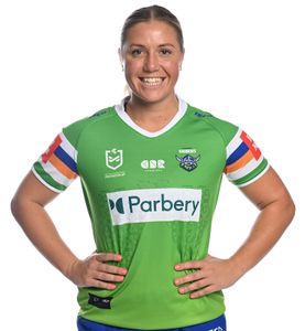Signed and framed 2023 Raiders NRLW jersey - Hero Image