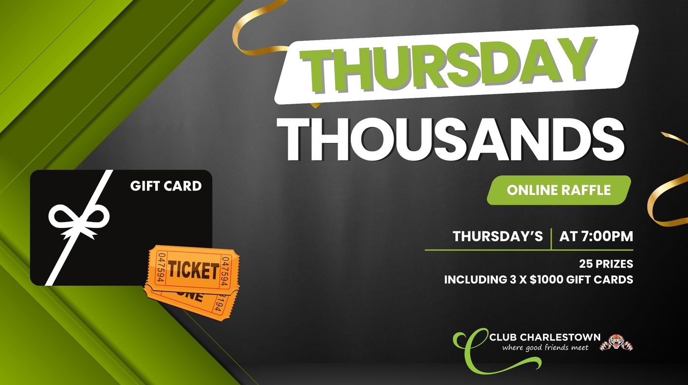 Thursday Raffle RaffleTix | Thursday Thousands Online Raffle