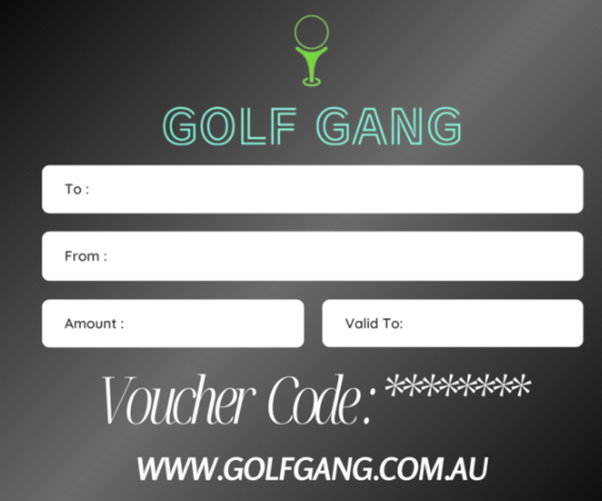 Gift Certificate from Golf Gang - Hero image
