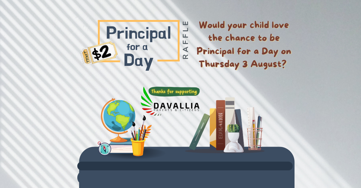 Principal for a Day Raffle 2023