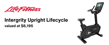 Life Fitness Integrity+ Upright Lifecycle - Hero Image
