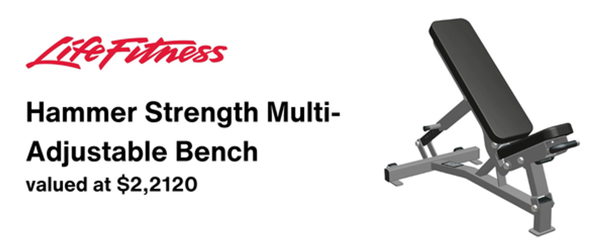 Life Fitness Hammer Strength Multi Adjustable Bench - Hero image