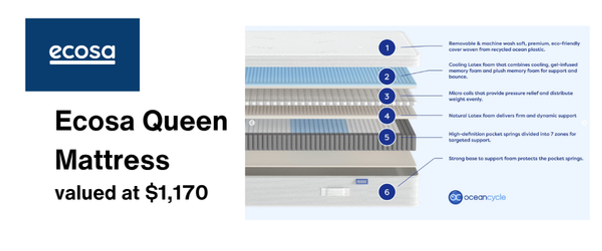 Ecosa Queen Mattress - Hero image