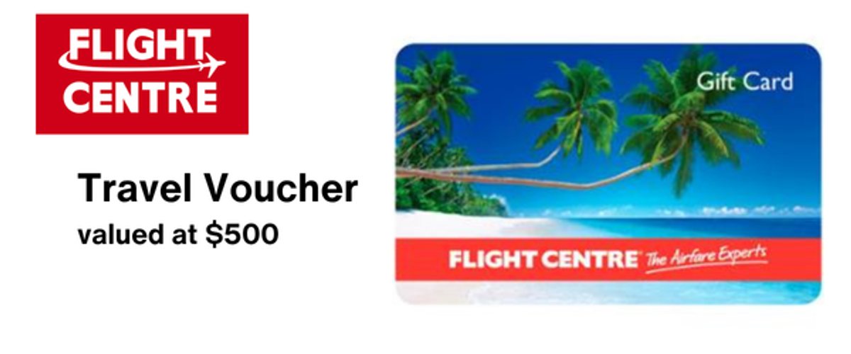 Flight Centre Voucher - Hero image