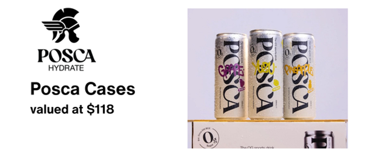 POSCA Hydrate Drinks - Hero image