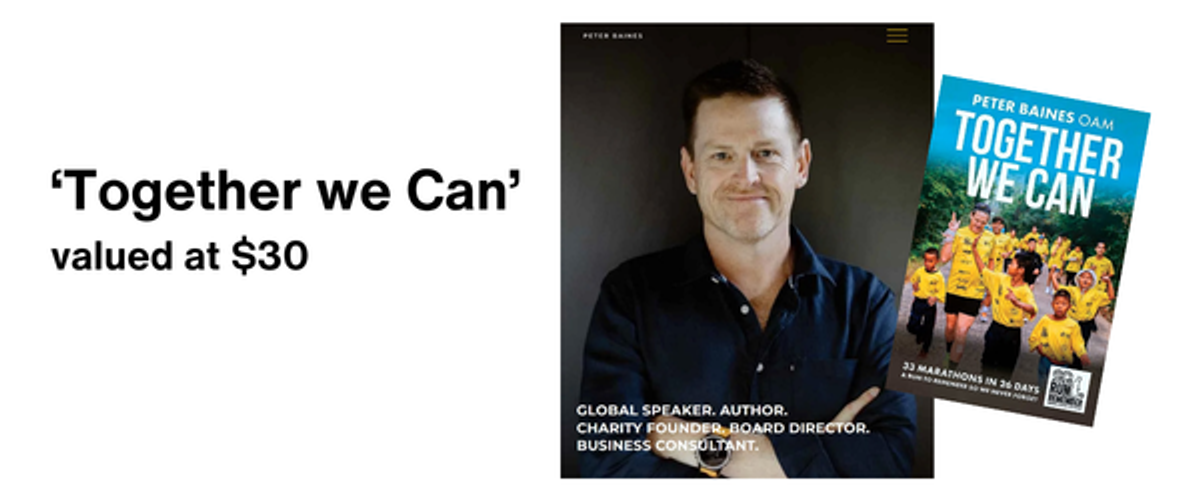 Together We Can, by Peter Baines OAM - Hero image