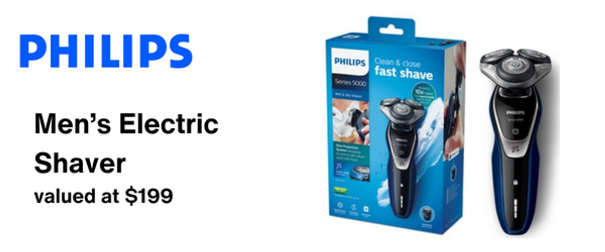 Philips Electric Shaver - Hero image