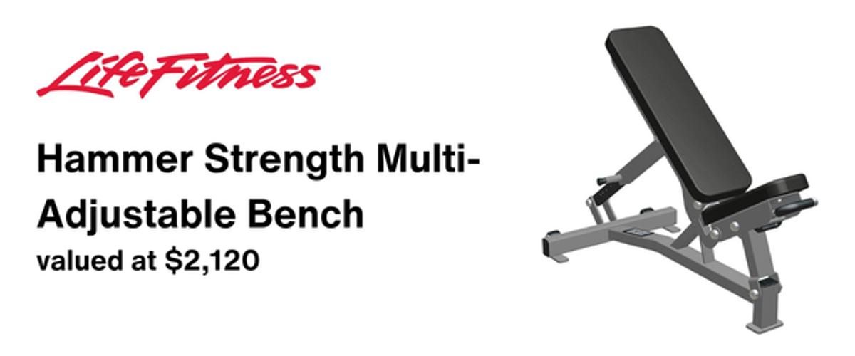 Life Fitness Hammer Strength Multi Adjustable Bench - Hero image