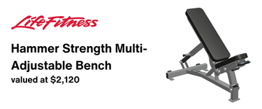 Life Fitness Hammer Strength Multi Adjustable Bench - Hero Image