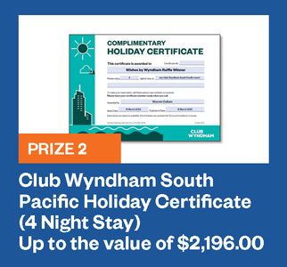 4 Night stay - Resort Management by Wyndham accommodation voucher - Hero Image