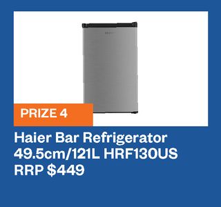 Haier 121L Bar Fridge - Hero Image