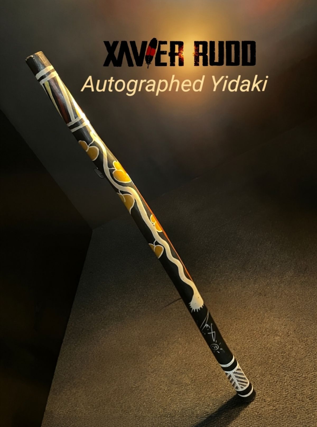 Authentic Yidaki played and signed by Xavier Rudd - Hero image