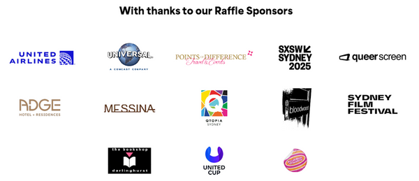 With thanks to all of our fabulous sponsors