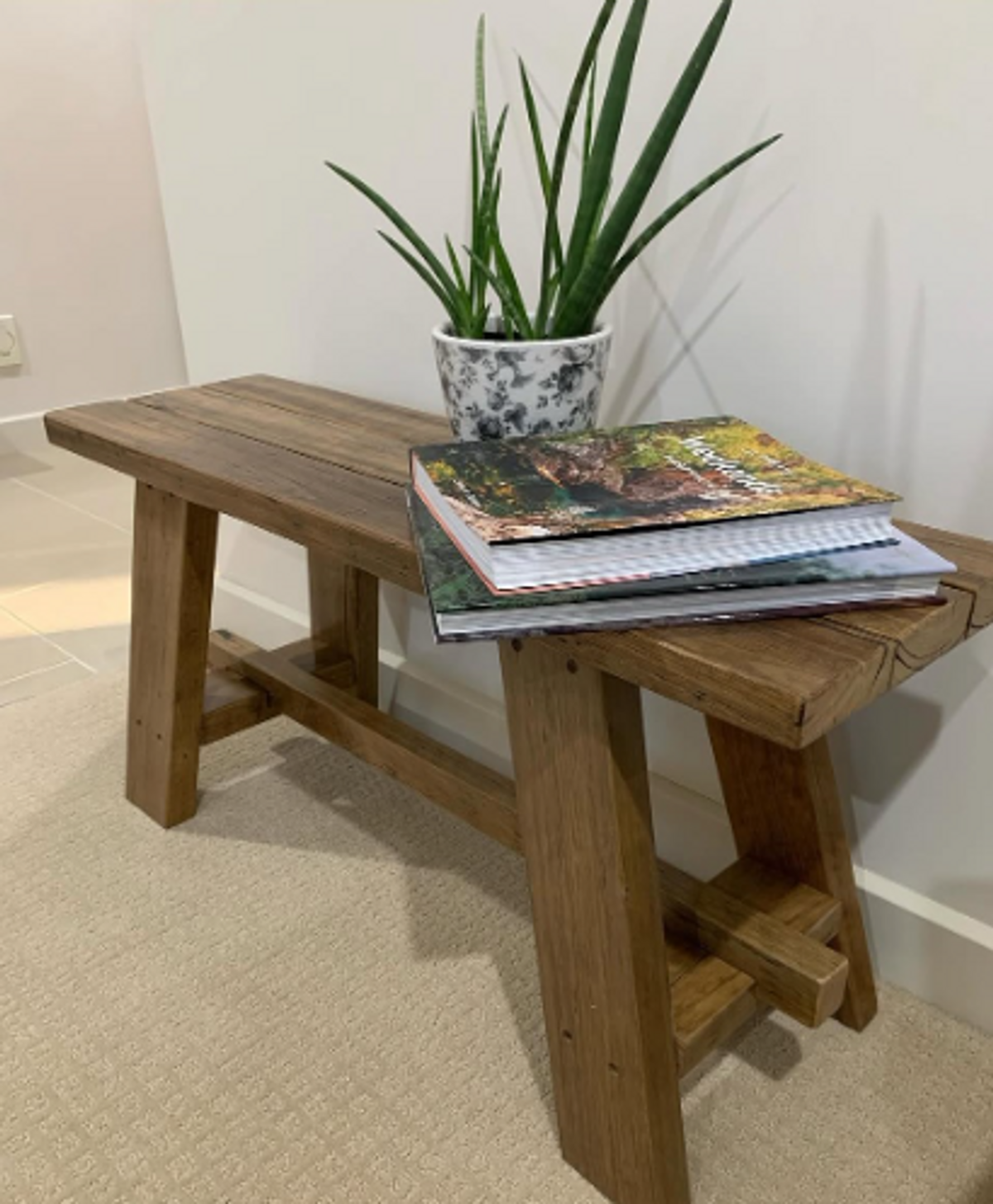 Handcrafted Farmhouse Bench Seat - Hero image