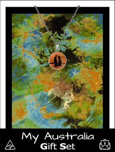 Mo Resin - My Australia Necklace Gift Set, Cockatoo Design - Hero Image