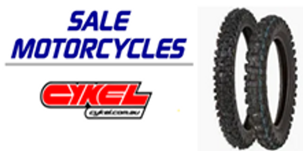 Sale Motorcycles- Cykel Products Australia $500 Voucher for Tyres - Hero image