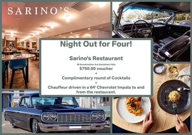 Night out for 4 to Sarinos  Baulkham Hills in a 1964 Chevrolet Impala! - Hero Image