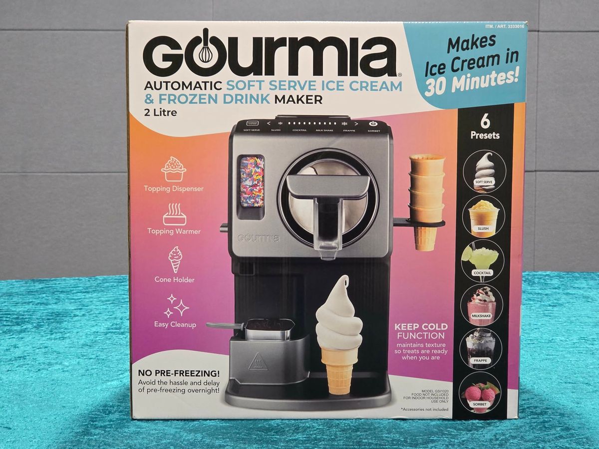 Gourmia Soft Serve Ice Cream Maker - Hero image