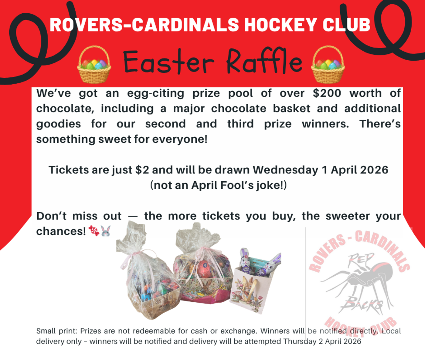 Ewaster Raffle RaffleTix | RCHC Easter Raffle – Hop to It!