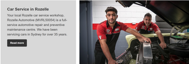 Rozelle Automotive Voucher - Hero Image