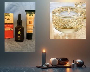 A'kin Hair and Skincare, KURK Curcumin, Swarovski Crystal Tealight Package - Hero Image