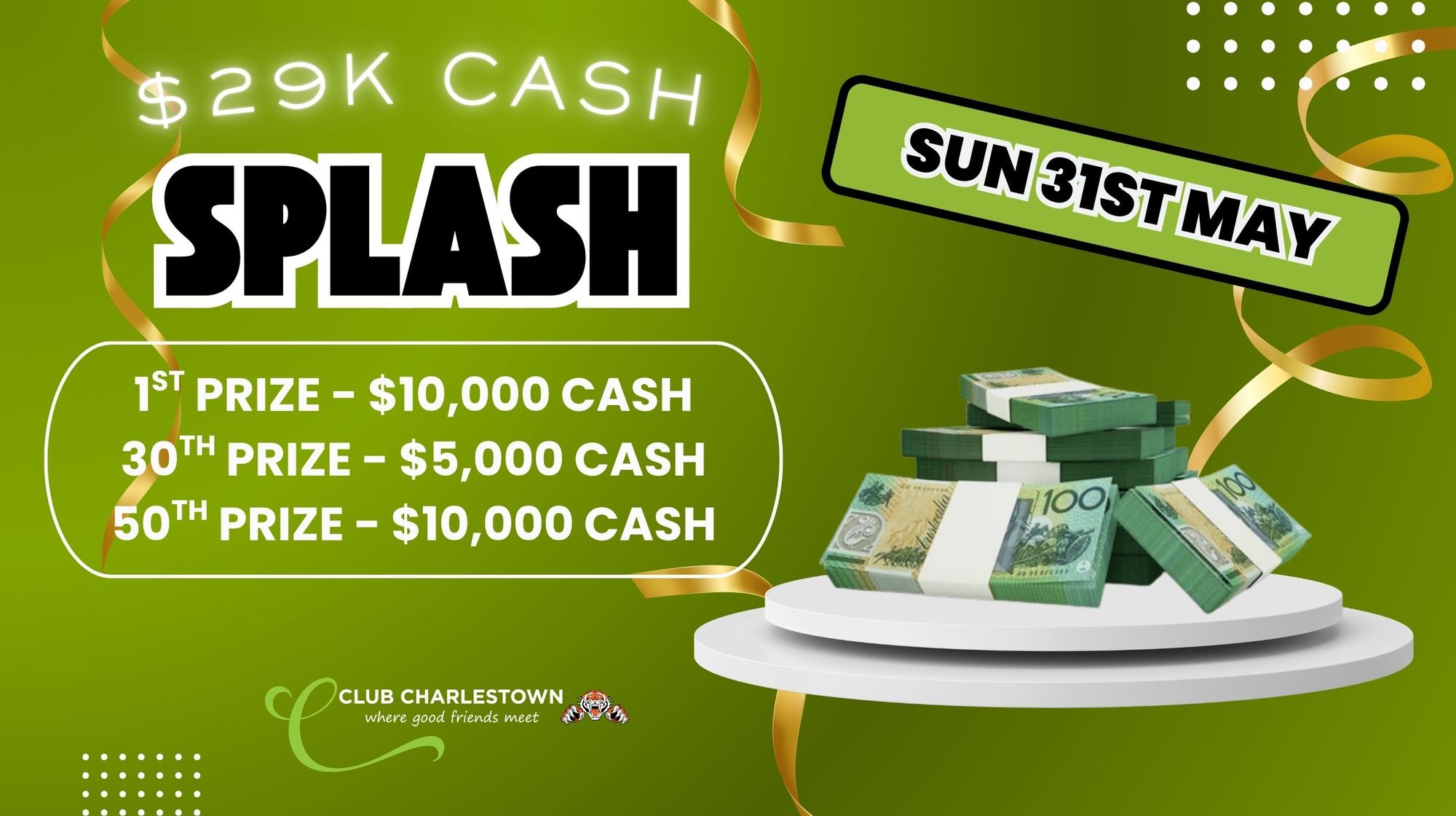 RaffleTix | $29K Cash Splash Online Raffle